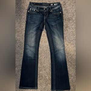 Miss Me Dark Blue Flare Jeans